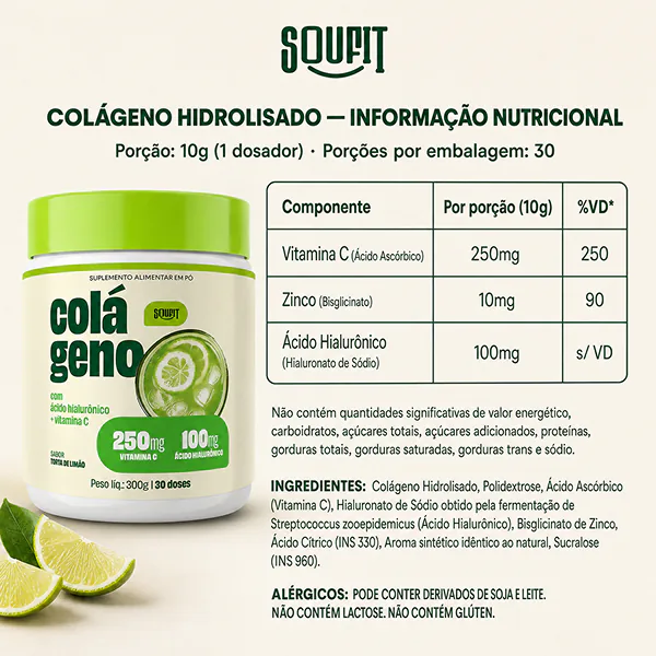 Colágeno + Ácido Hialurônico