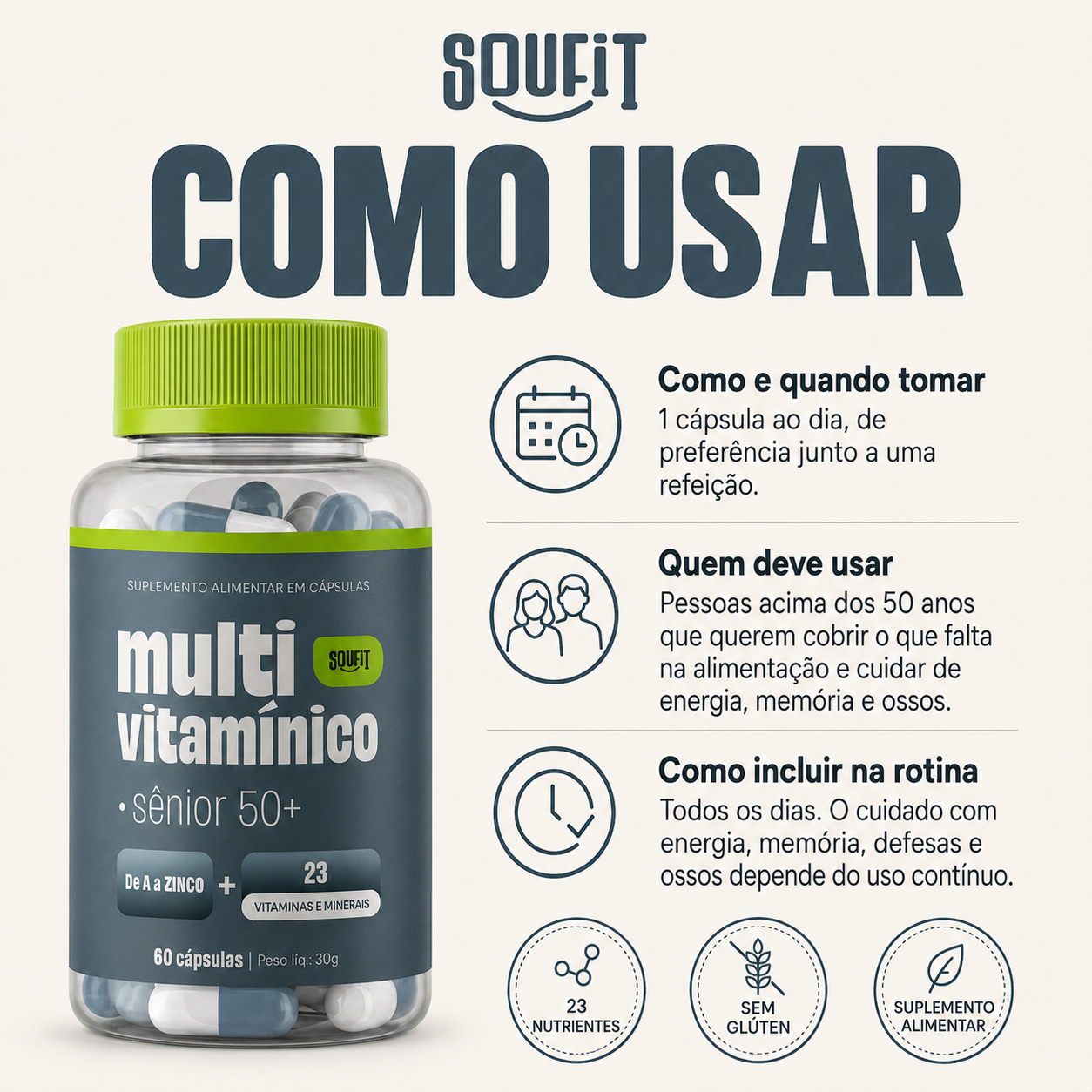 Multivitamínico Sênior 50+