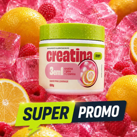 Creatina 3 em 1 Pink Lemonade