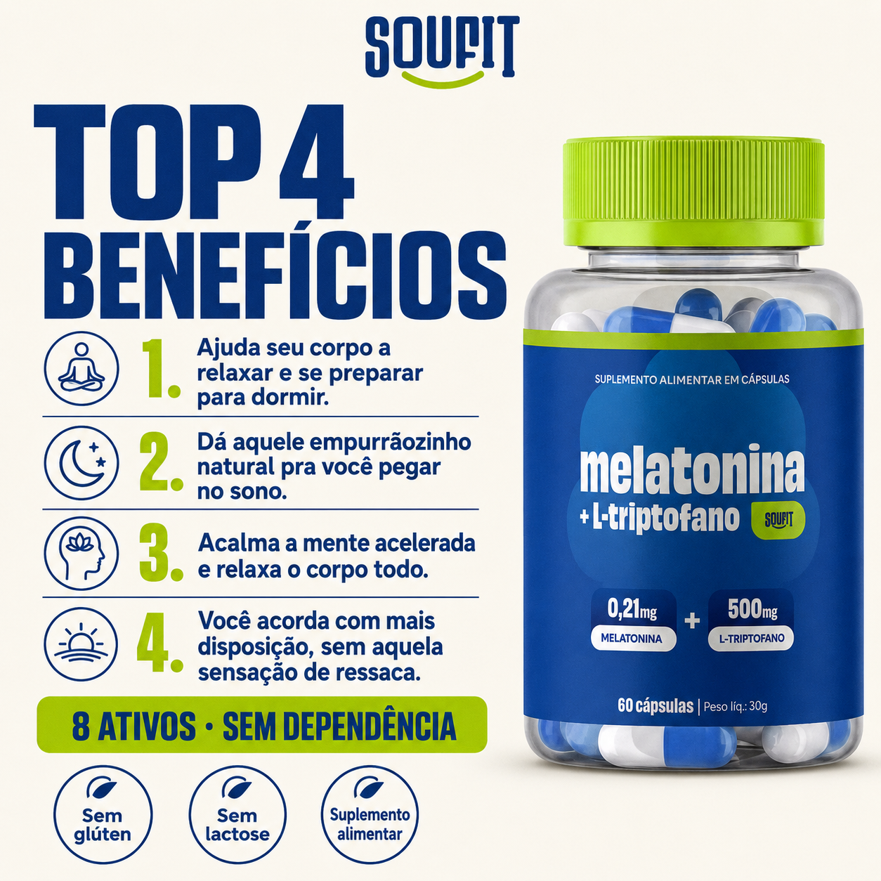 Melatonina + L-triptofano