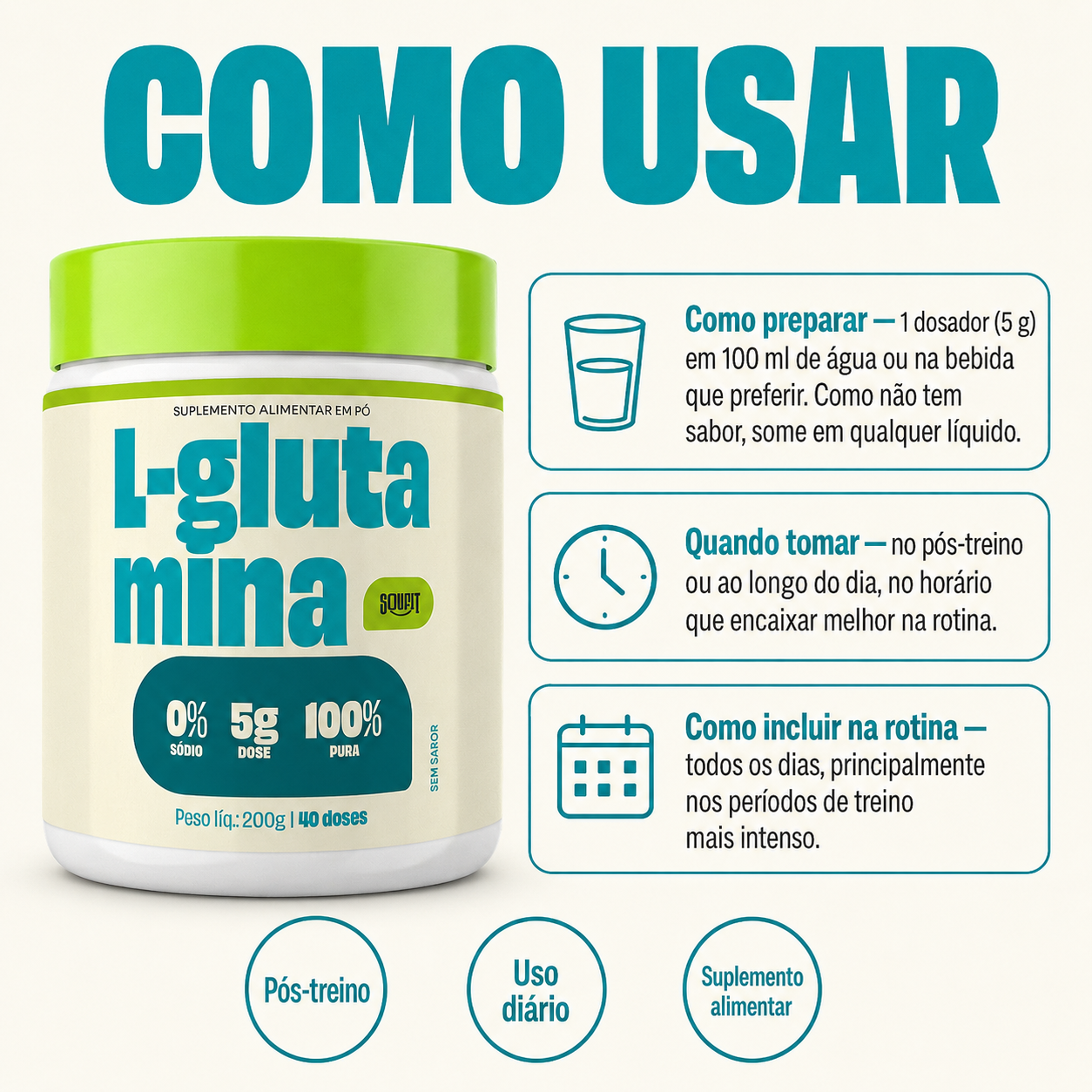 L-Glutamina 200g