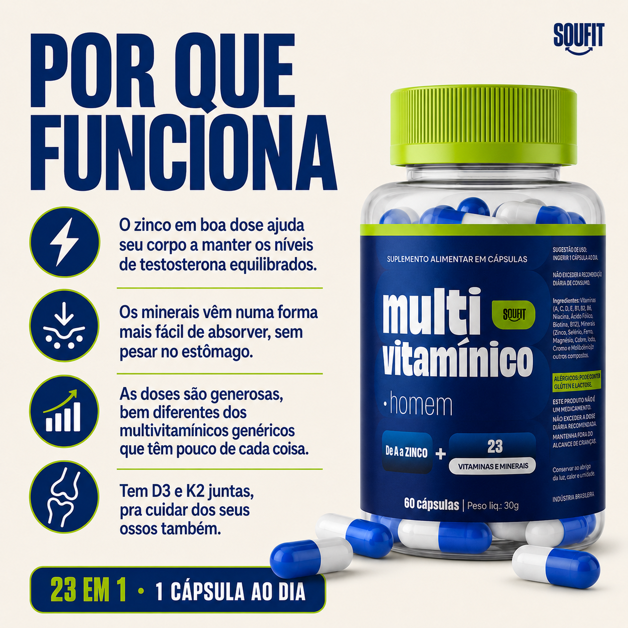 Multivitamínico Homem