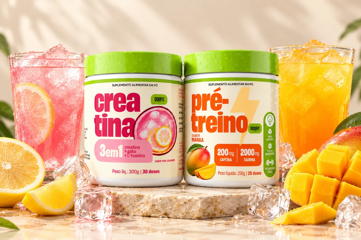 Kit Creatina 3 em 1 + Pré-Treino Soufit