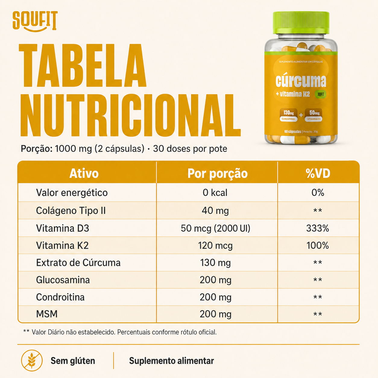 Cúrcuma + Vitamina K2