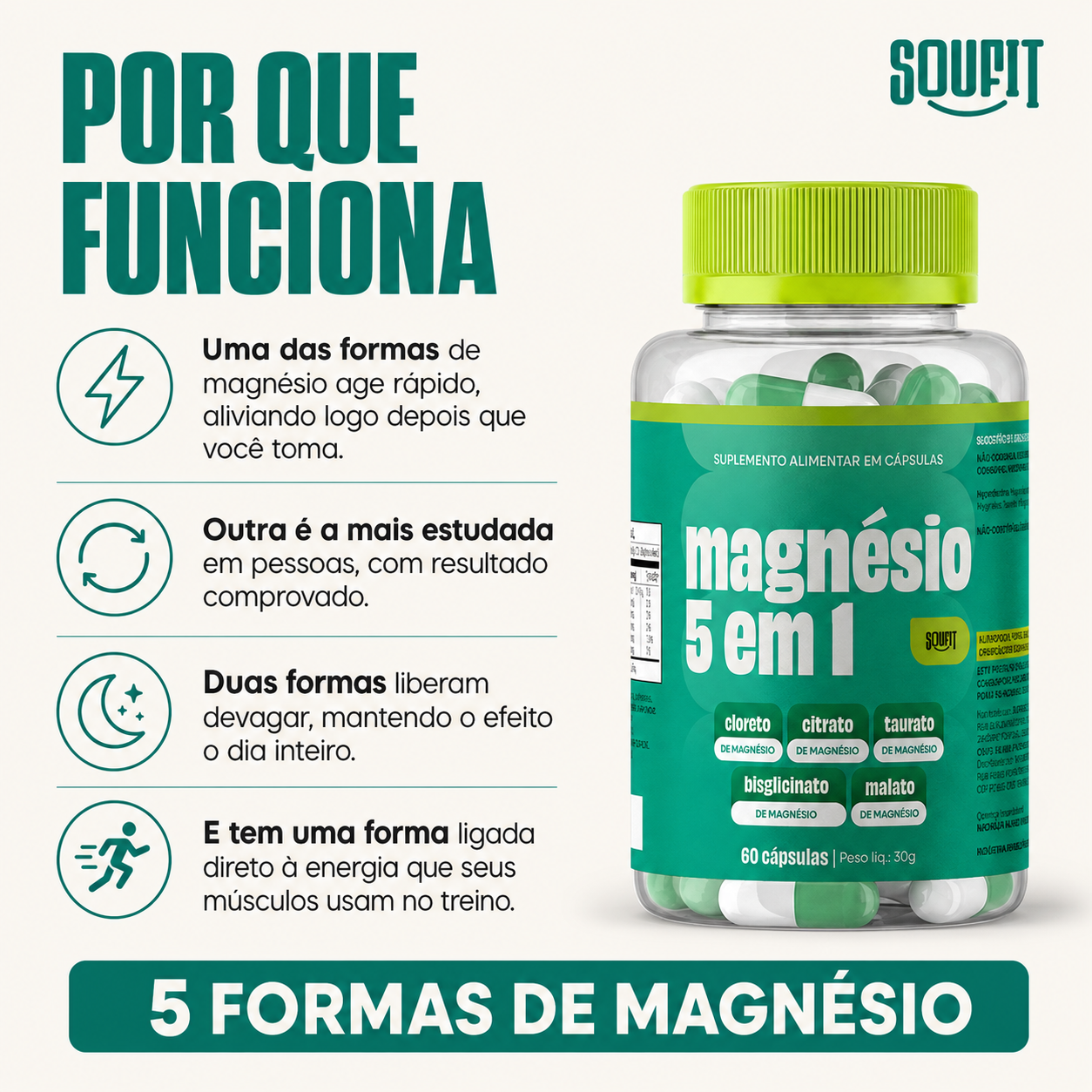 Magnésio 5 em 1