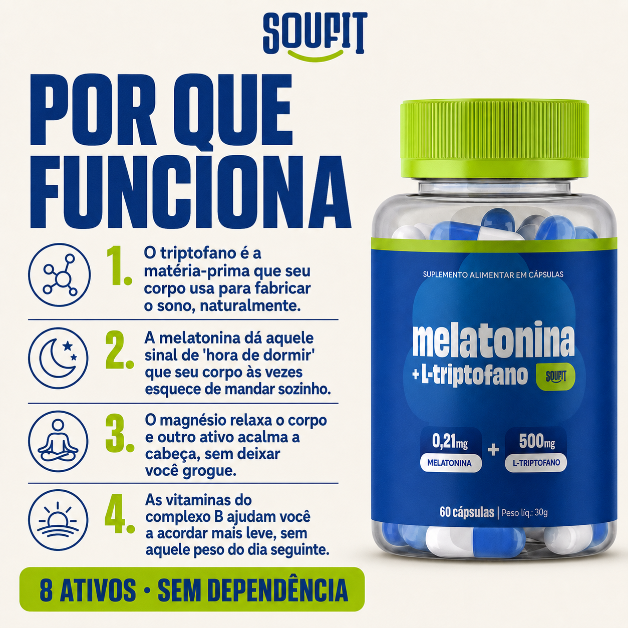 Melatonina + L-triptofano