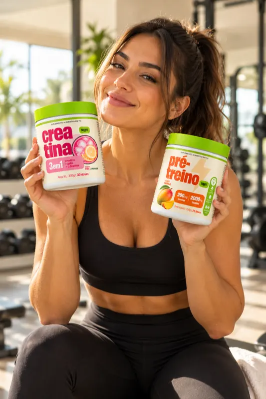 Para quem é o kit Creatina 3 em 1 + Pré-Treino