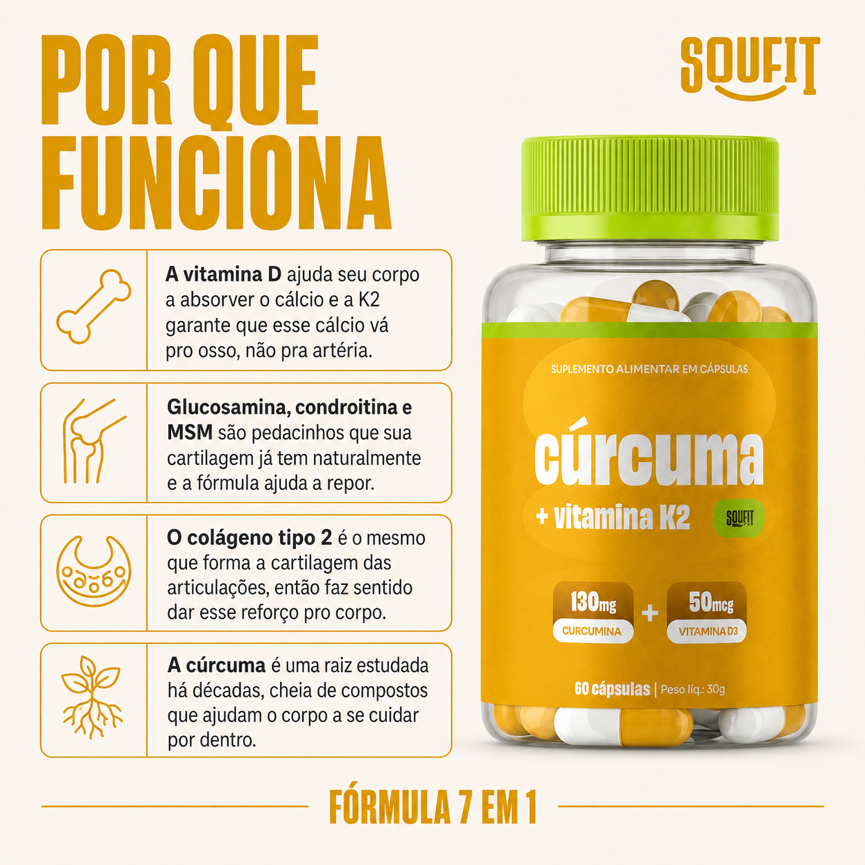 Cúrcuma + Vitamina K2