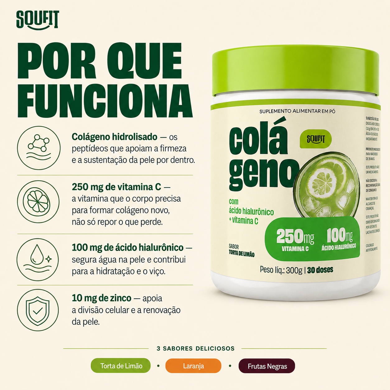 Colágeno + Ácido Hialurônico