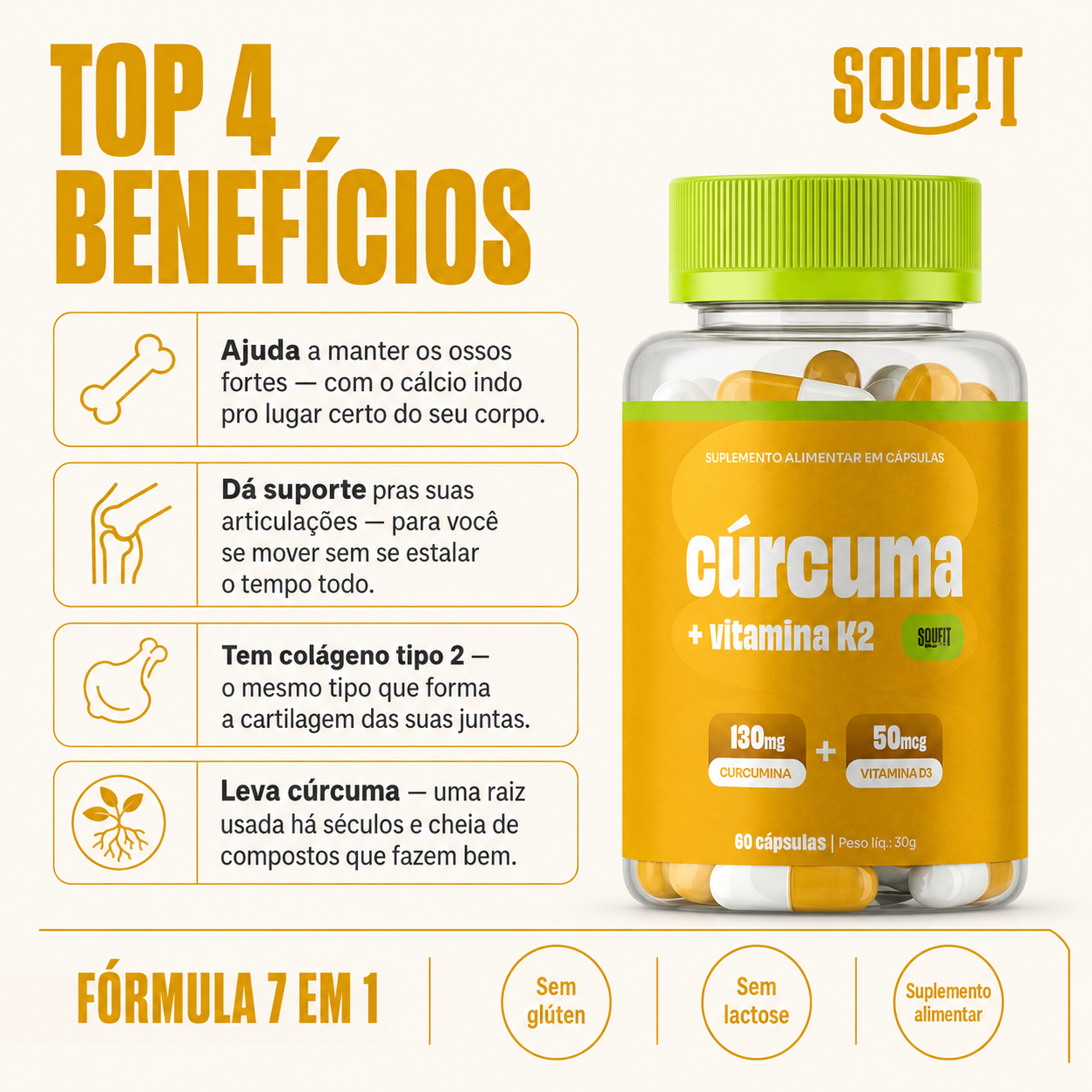 Cúrcuma + Vitamina K2