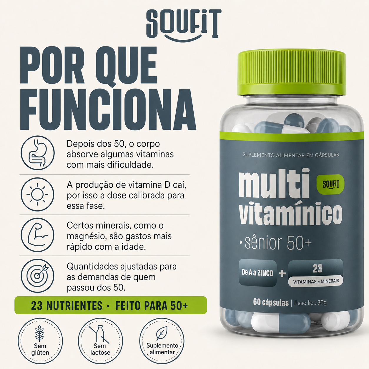 Multivitamínico Sênior 50+