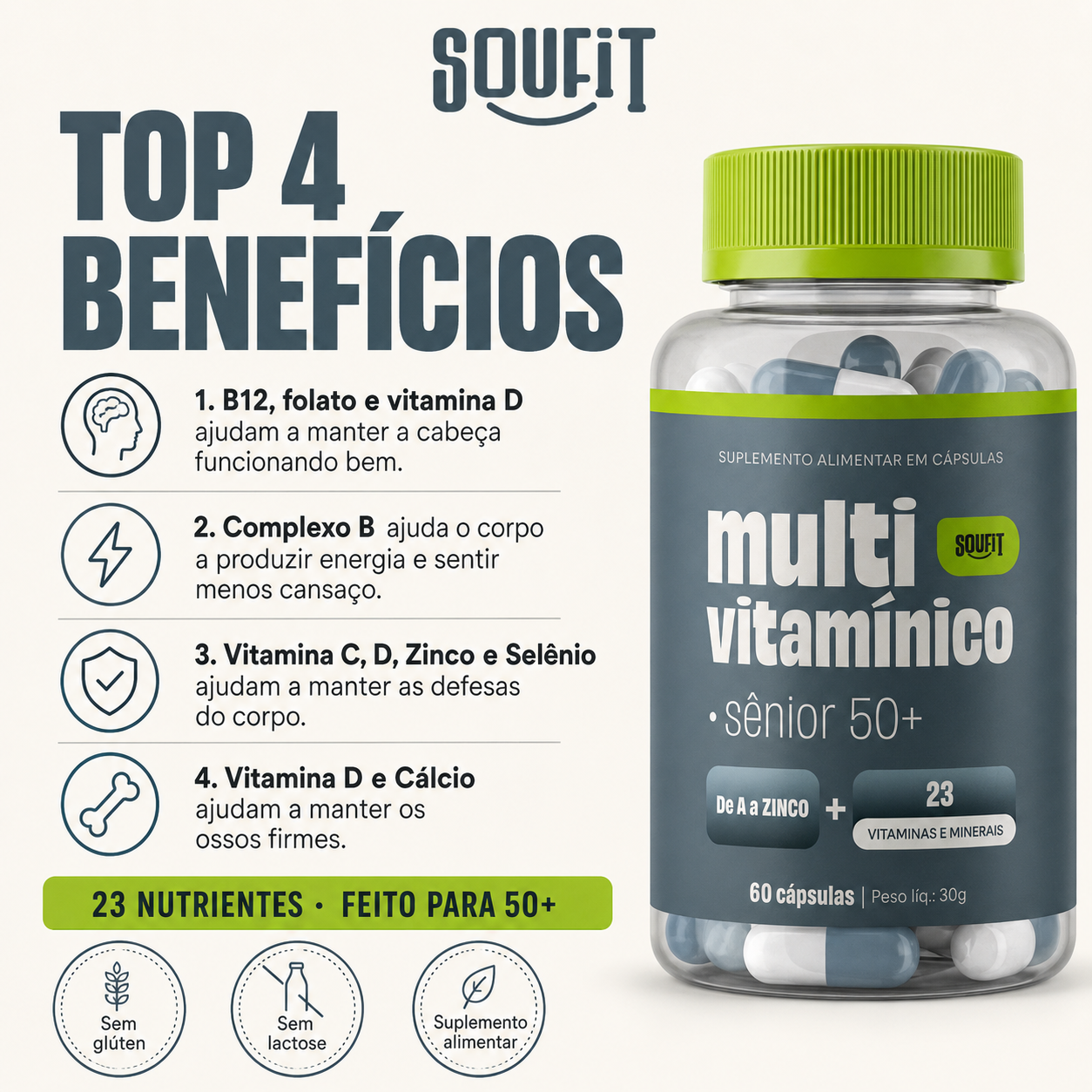 Multivitamínico Sênior 50+