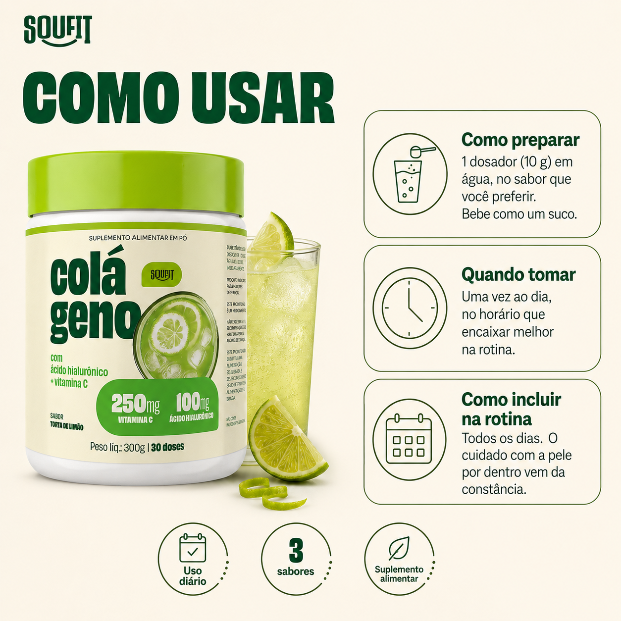 Colágeno + Ácido Hialurônico