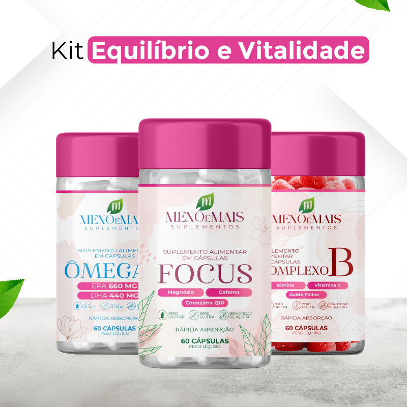 KIT Equilíbrio e Vitalidade - Meno é Mais