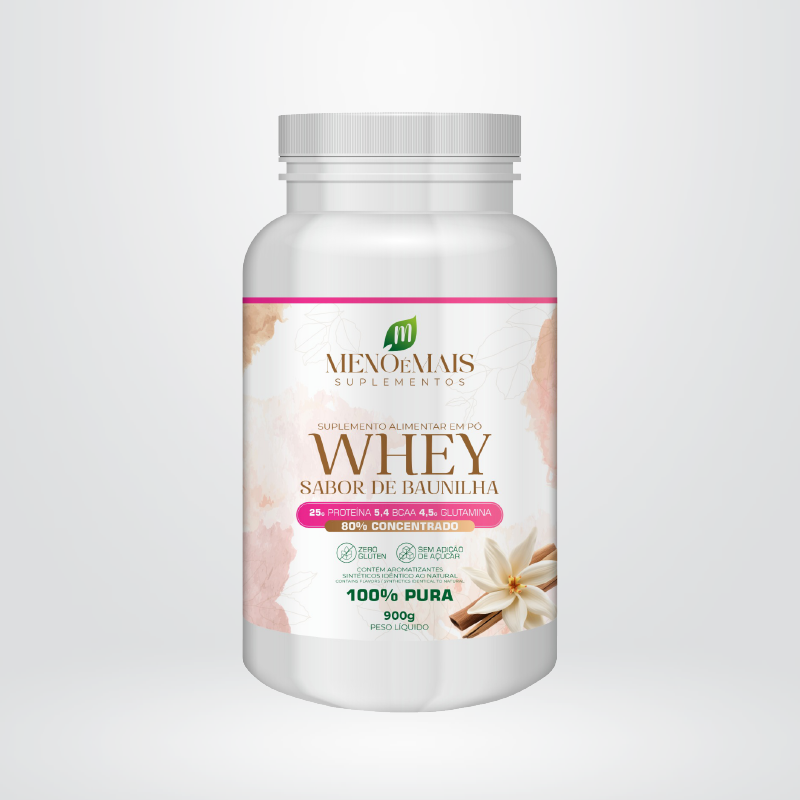 Whey Protein Sabor Baunilha - Meno é Mais