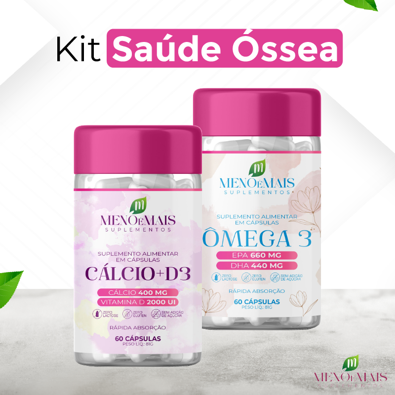 KIT Ossos Fortes e Articulação Saudável - Meno é Mais