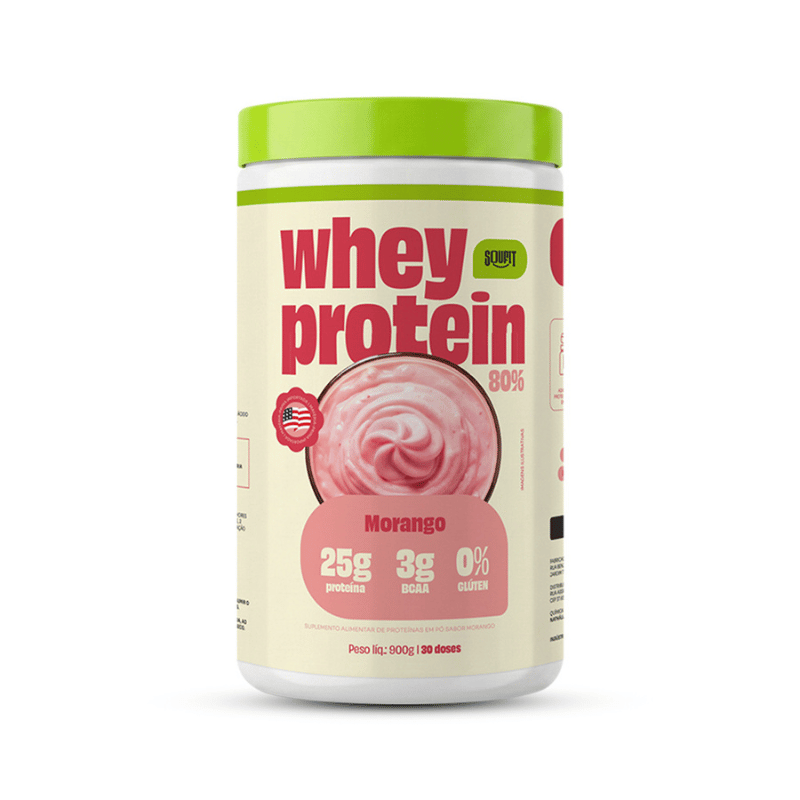 Whey Protein – Morango 900g