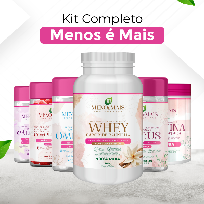 KIT Completo Meno é Mais