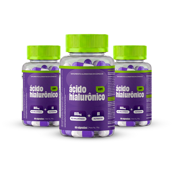 KIT 3 Ácido Hialurônico - 90 dias