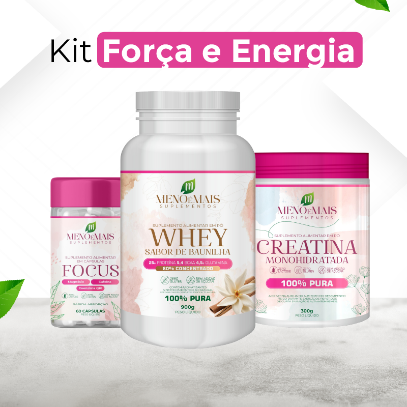 KIT Força e Energia - Meno é Mais