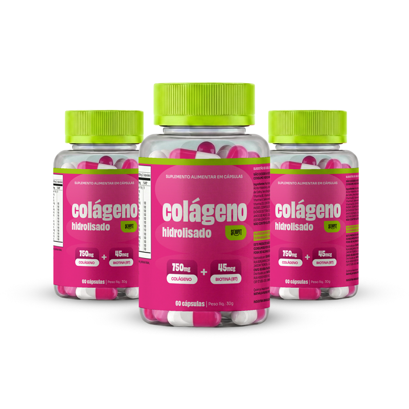 KIT 3 Colágeno Hidrolisado - 90 dias