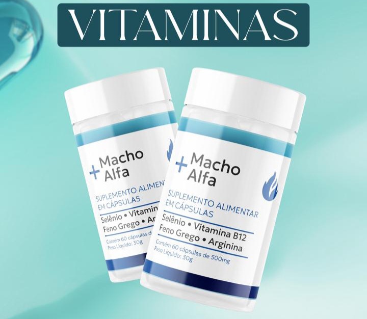 Kit 2 Macho Alfa 60 Cápsulas 500Mg