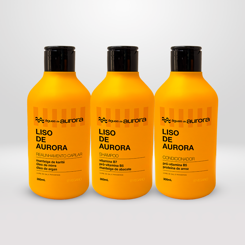 Realinhamento, Shampoo e Condicionador Liso de Aurora