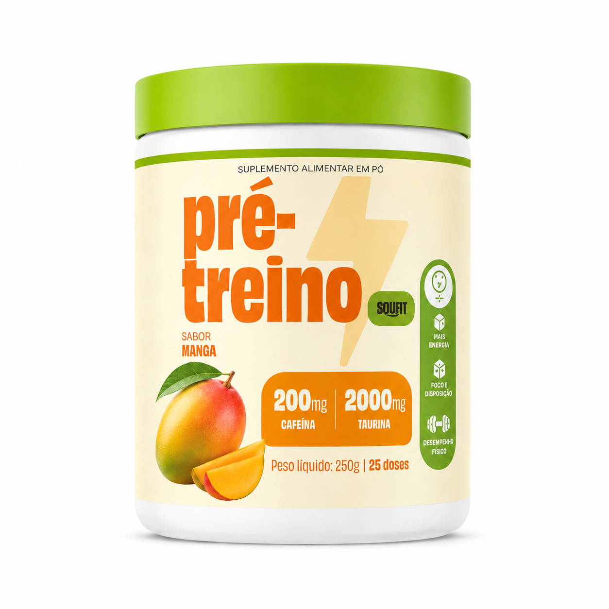 Pré-Treino Sabor Manga 250g