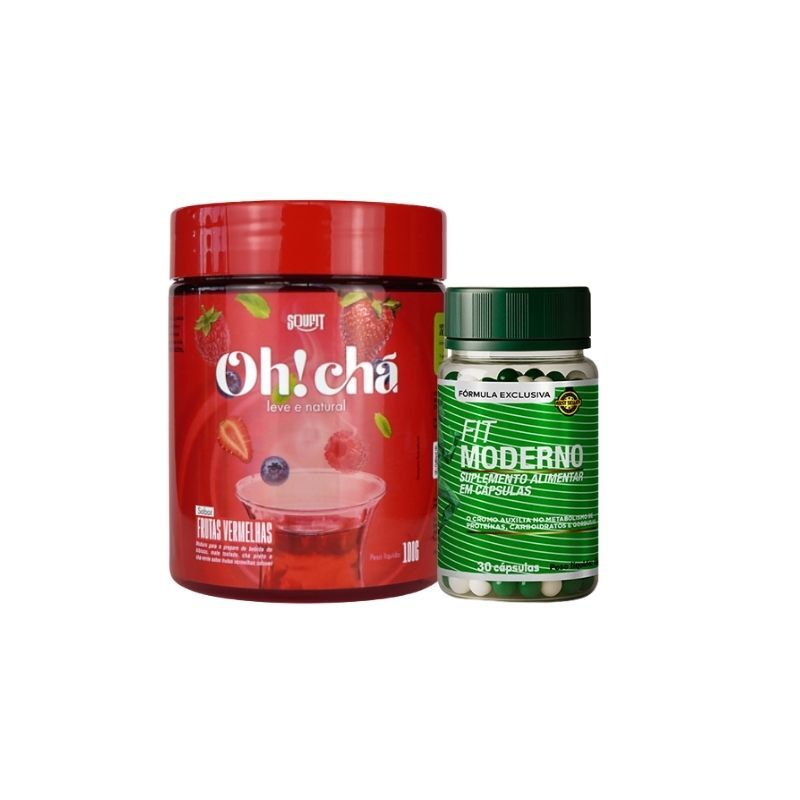 Fit Moderno + Oh! chá - Frutas Vermelhas