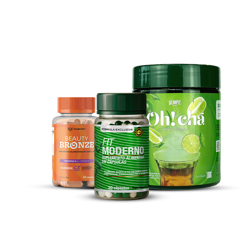Fit Moderno + Oh! chá Limão + Beauty Bronze