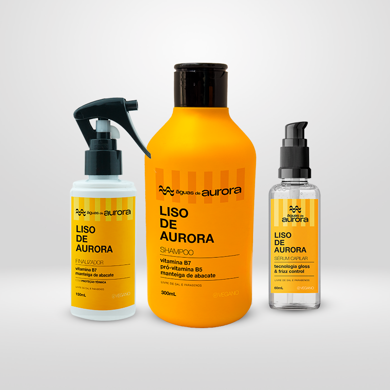 Shampoo, Finalizador e Sérum