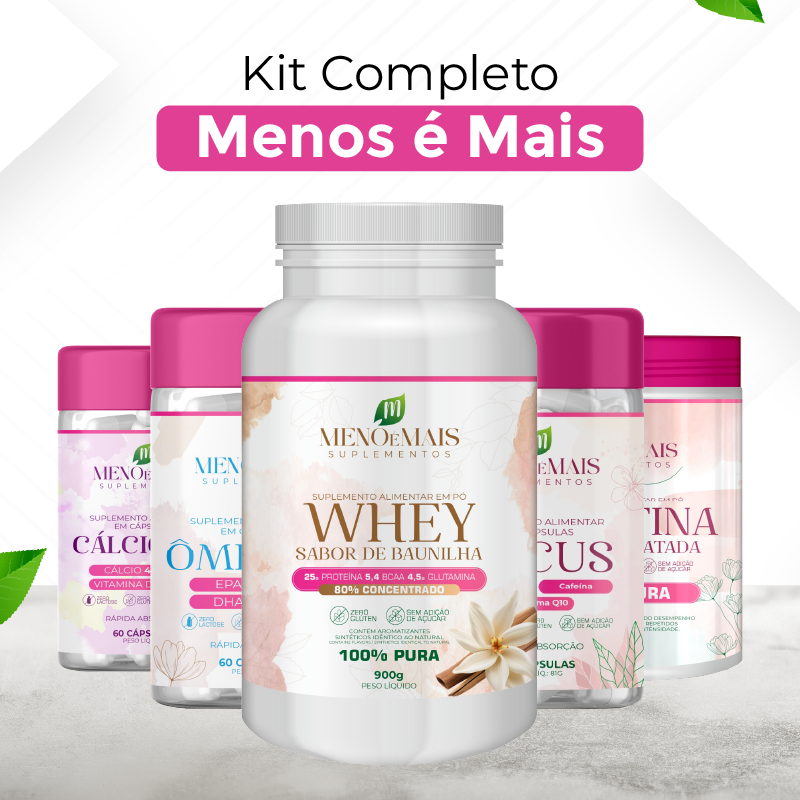 KIT Completo Meno é Mais