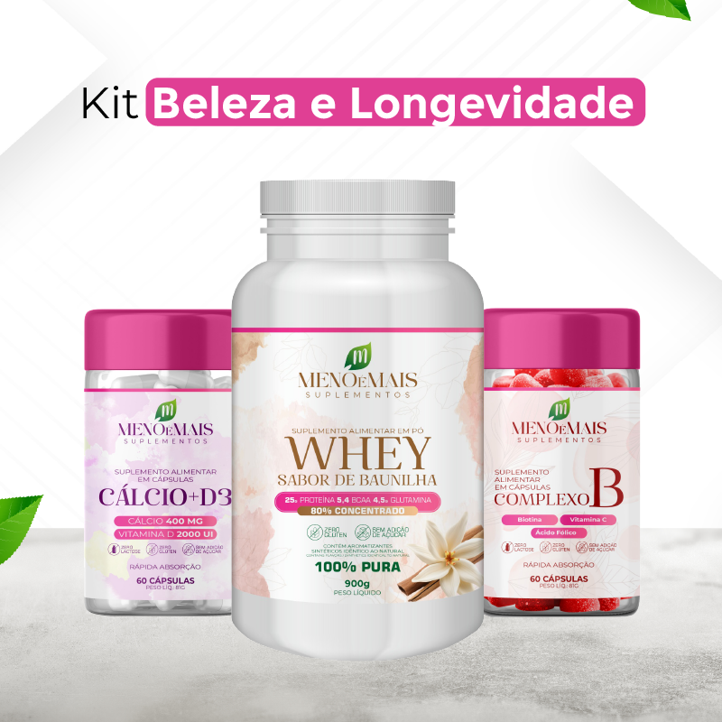 KIT Beleza e Longevidade - Meno é Mais