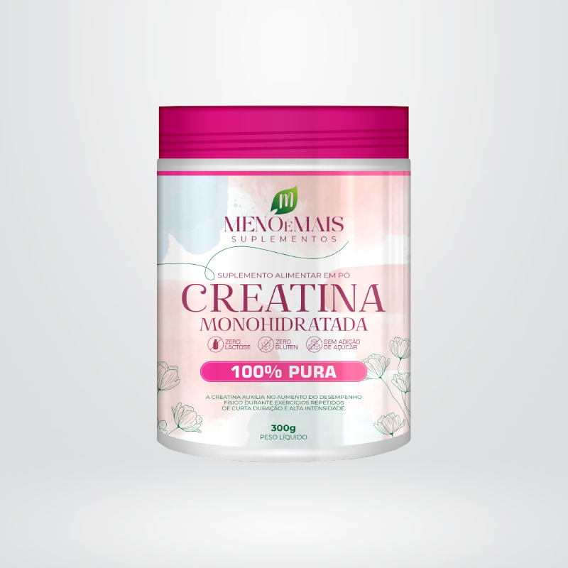 Creatina 100% Pura - Meno é Mais